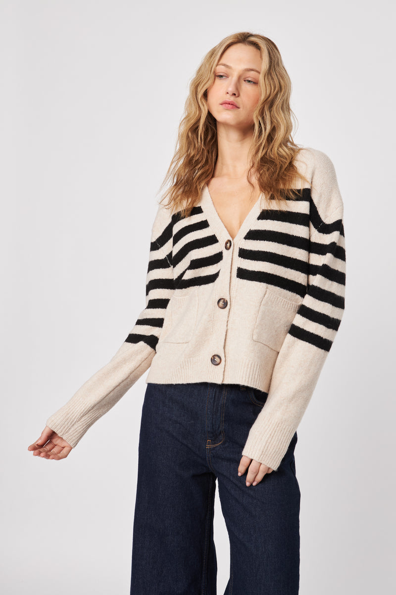 Stanley Nougat Stripe Sweater-John & Jenn-Tocca Finita
