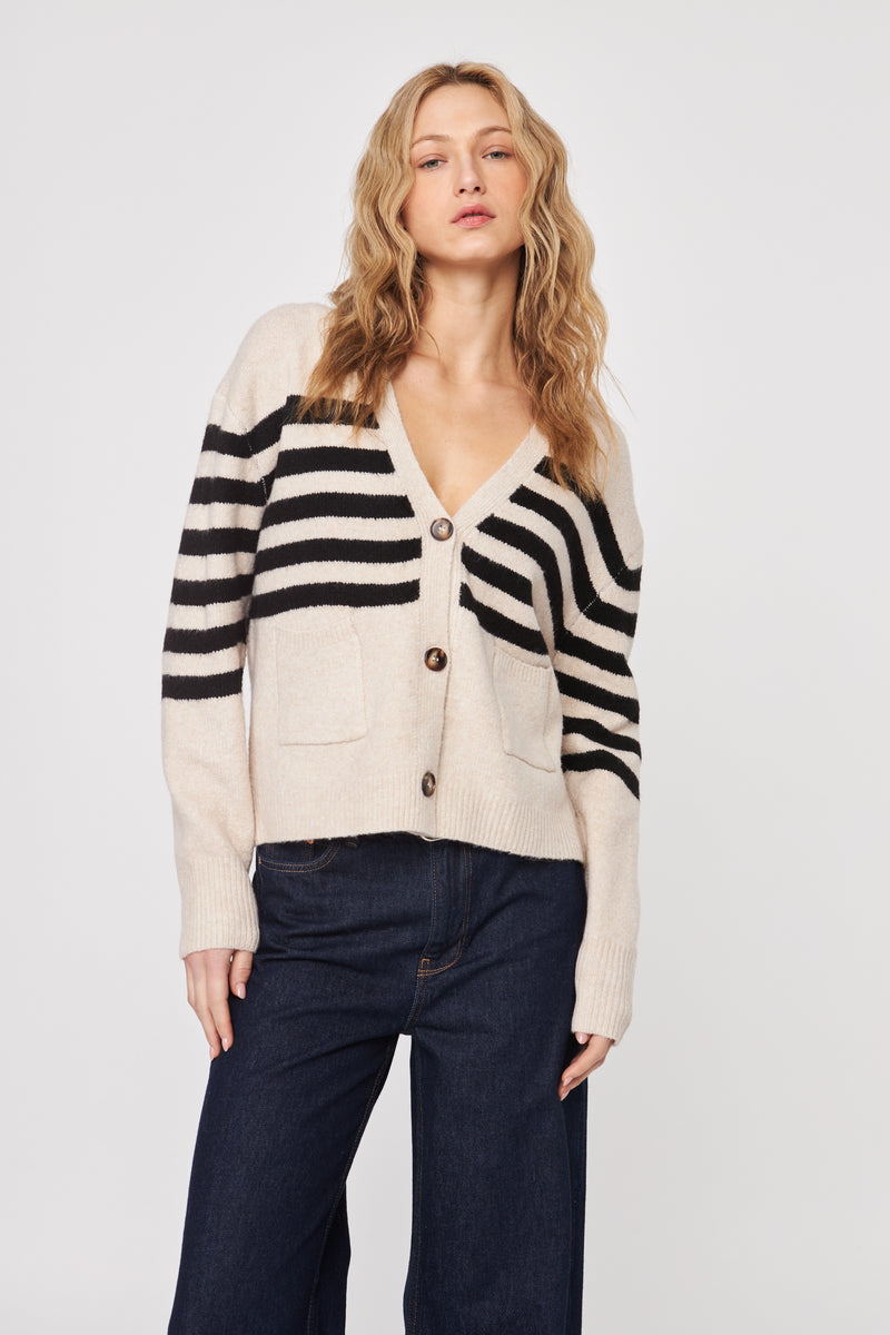 Stanley Nougat Stripe Sweater-John & Jenn-Tocca Finita