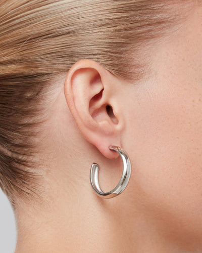 Staple Hoop Earring Large-Jenny Bird-Tocca Finita