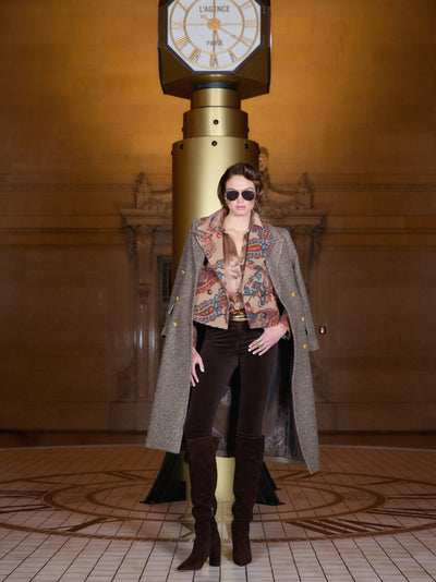 Stevie Velvet Jean Coffee Bean-L'Agence-Tocca Finita