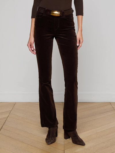 Stevie Velvet Jean Coffee Bean-L'Agence-Tocca Finita