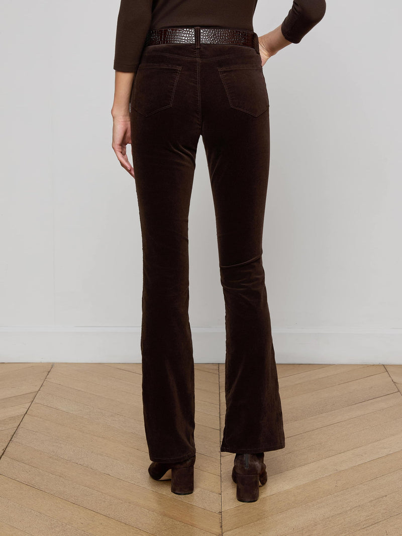 Stevie Velvet Jean Coffee Bean-L&