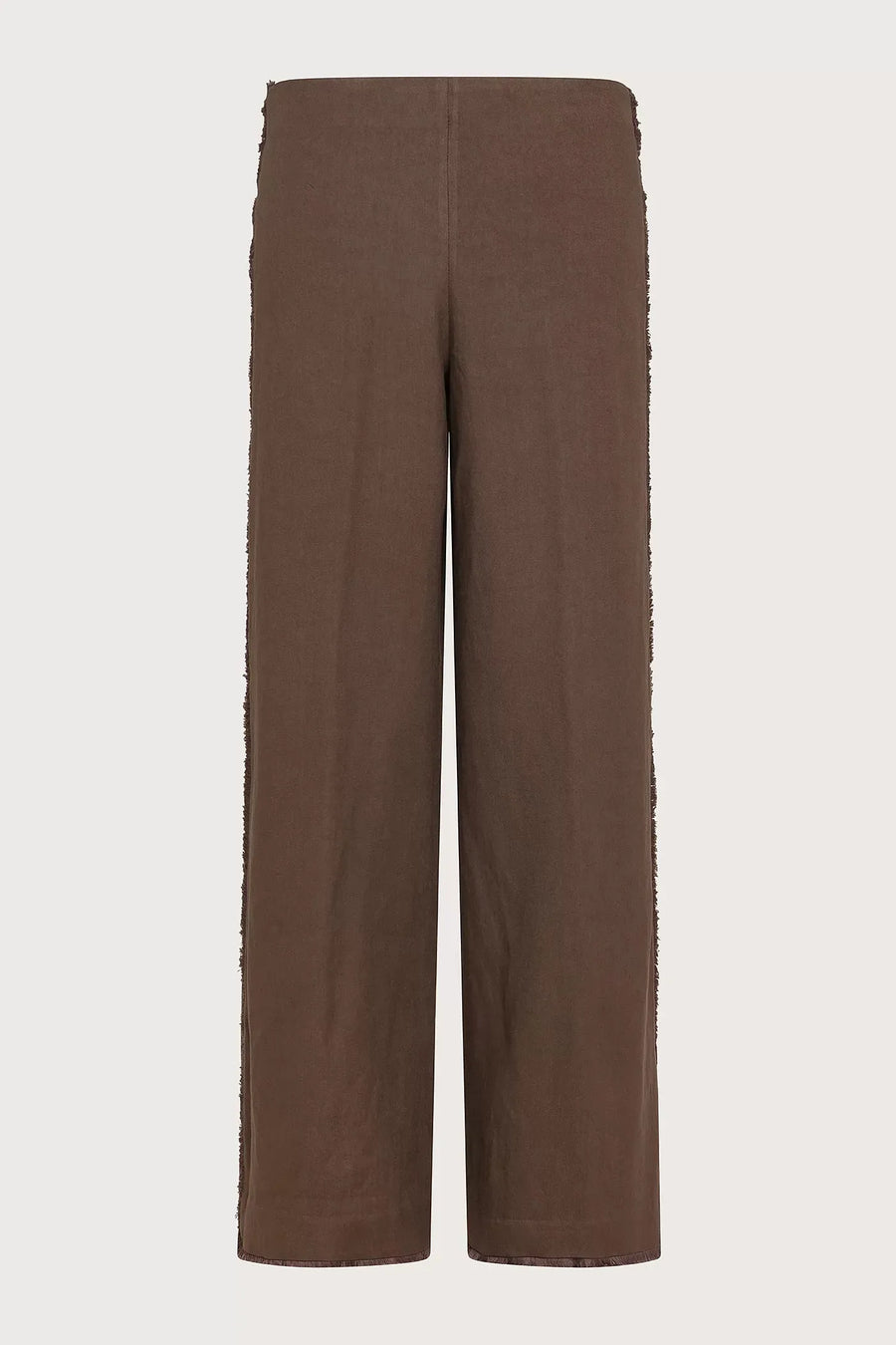 Straight-Leg Trousers in Stretch Cotton Linen-Seventy-Tocca Finita