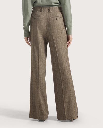Straight Leg Weave Pants Dove Grey-Seventy-Tocca Finita