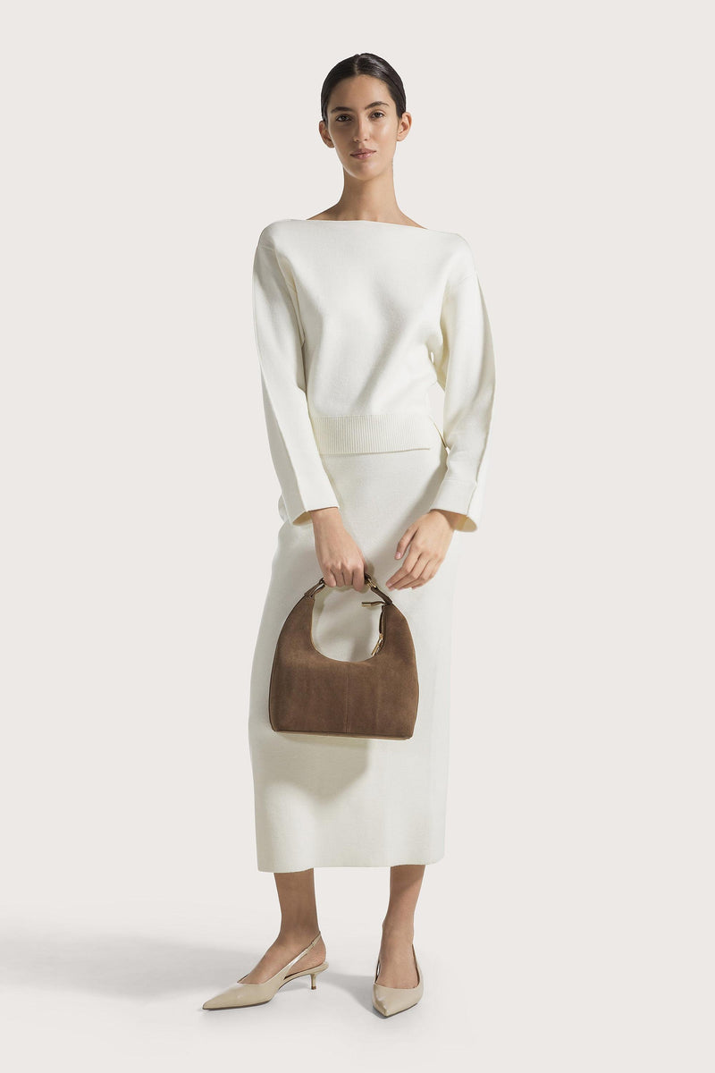 Stretch Wool Bateau Neckline-Seventy-Tocca Finita