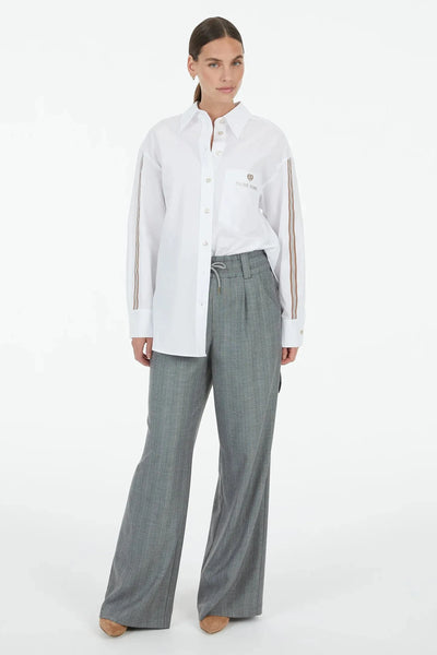 Striped Pyjama Trousers Grey-Marc Aurel-Tocca Finita