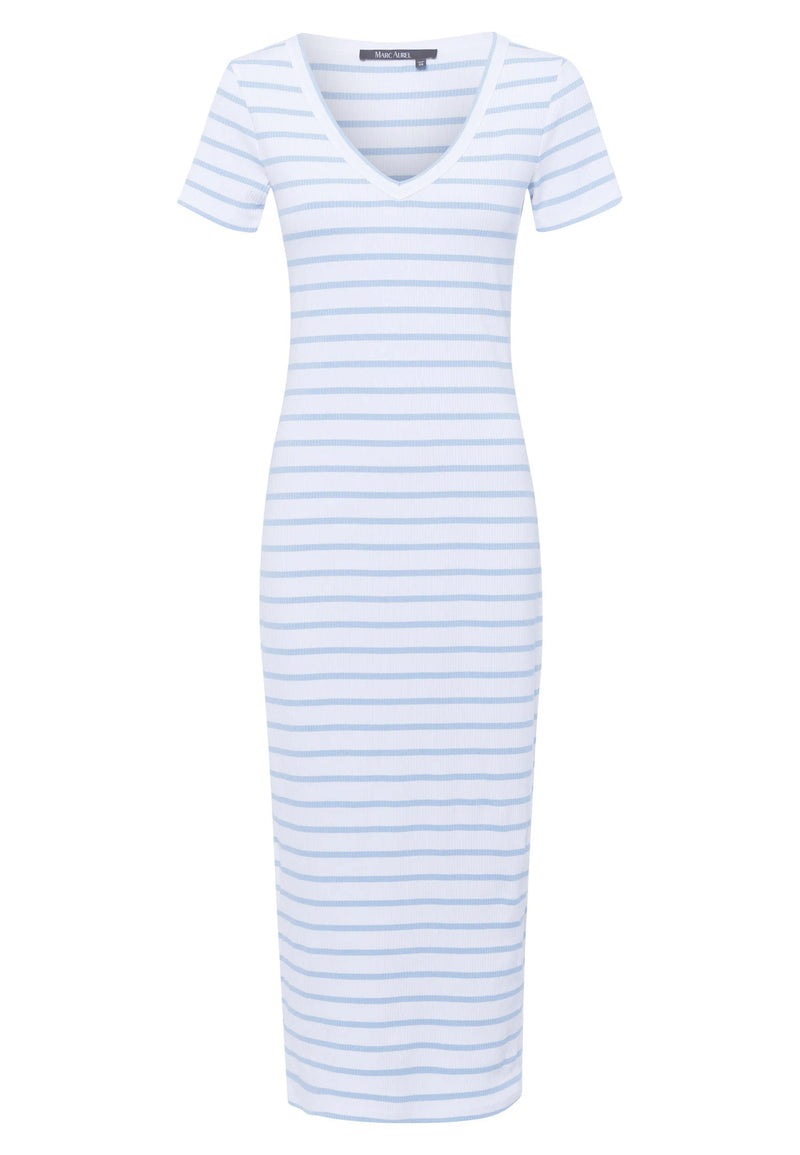 Striped T-Shirt Jersey Dress-Marc Aurel-Tocca Finita