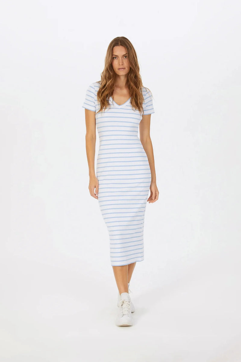 Striped T-Shirt Jersey Dress-Marc Aurel-Tocca Finita