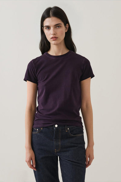 Sublime Reactive Pima Cotton Stretch T-Shirt Bordeaux-Patrick Assaraf-Tocca Finita