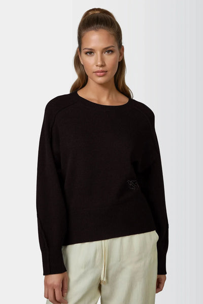Sweatshirt-Style Sweater Black-Marc Aurel-Tocca Finita