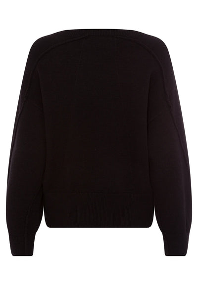 Sweatshirt-Style Sweater Black-Marc Aurel-Tocca Finita
