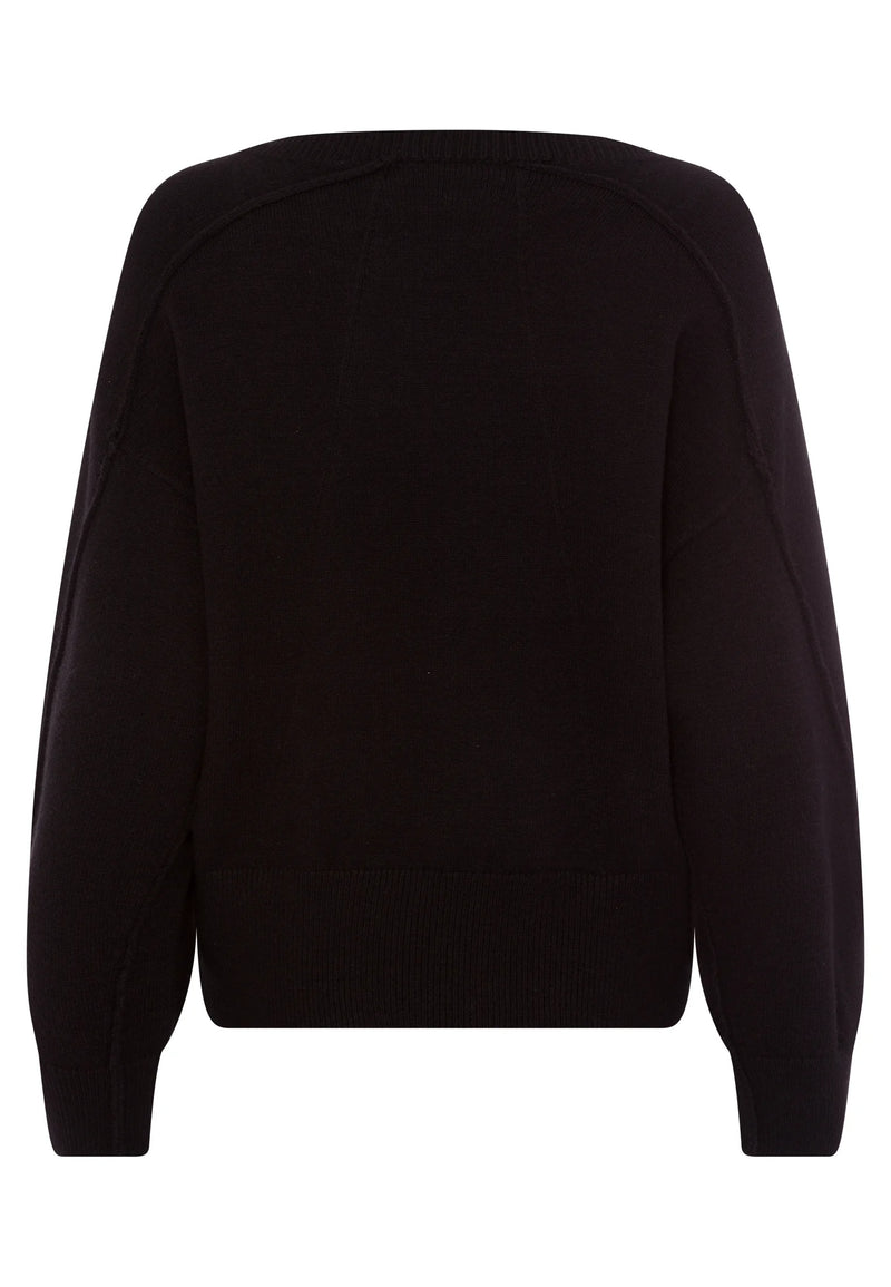 Sweatshirt-Style Sweater Black-Marc Aurel-Tocca Finita