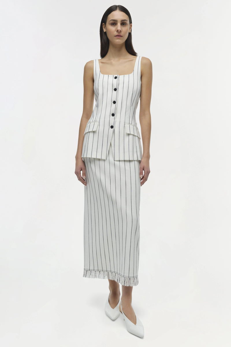Talita Draped Midi Dress-Simkhai-Tocca Finita