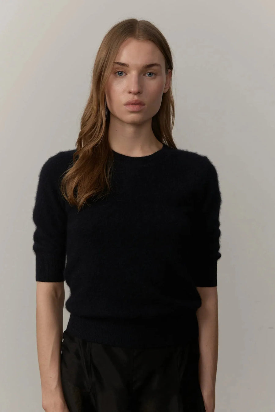 Therese Knit Blouse Black-Herskind-Tocca Finita