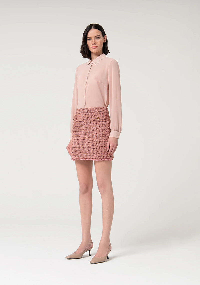 Tweed Mini Skirt-Fracomina-Tocca Finita