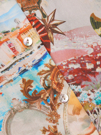 Tyler Silk Blouse Multi Collage-L'Agence-Tocca Finita