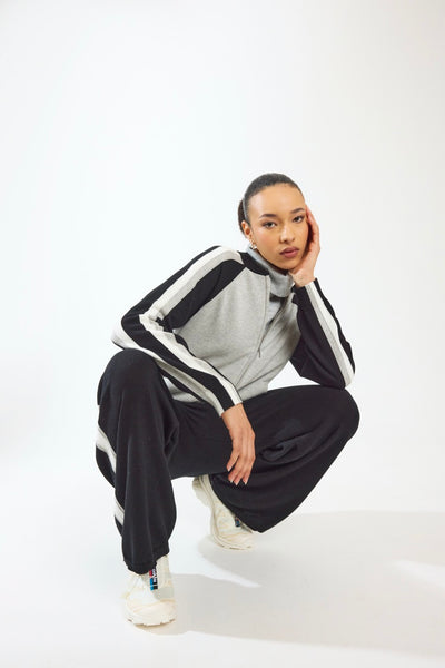 Valerie Bomber Sweater Grey-Wispr-Tocca Finita