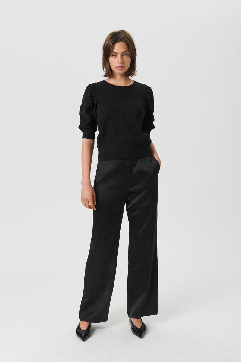 Varaia Pullover Black with Lurex-Part Two-Tocca Finita