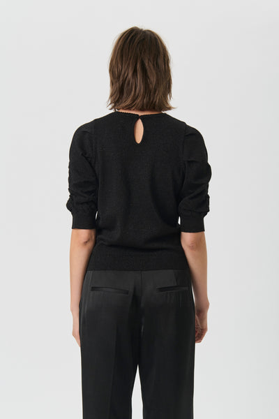 Varaia Pullover Black with Lurex-Part Two-Tocca Finita