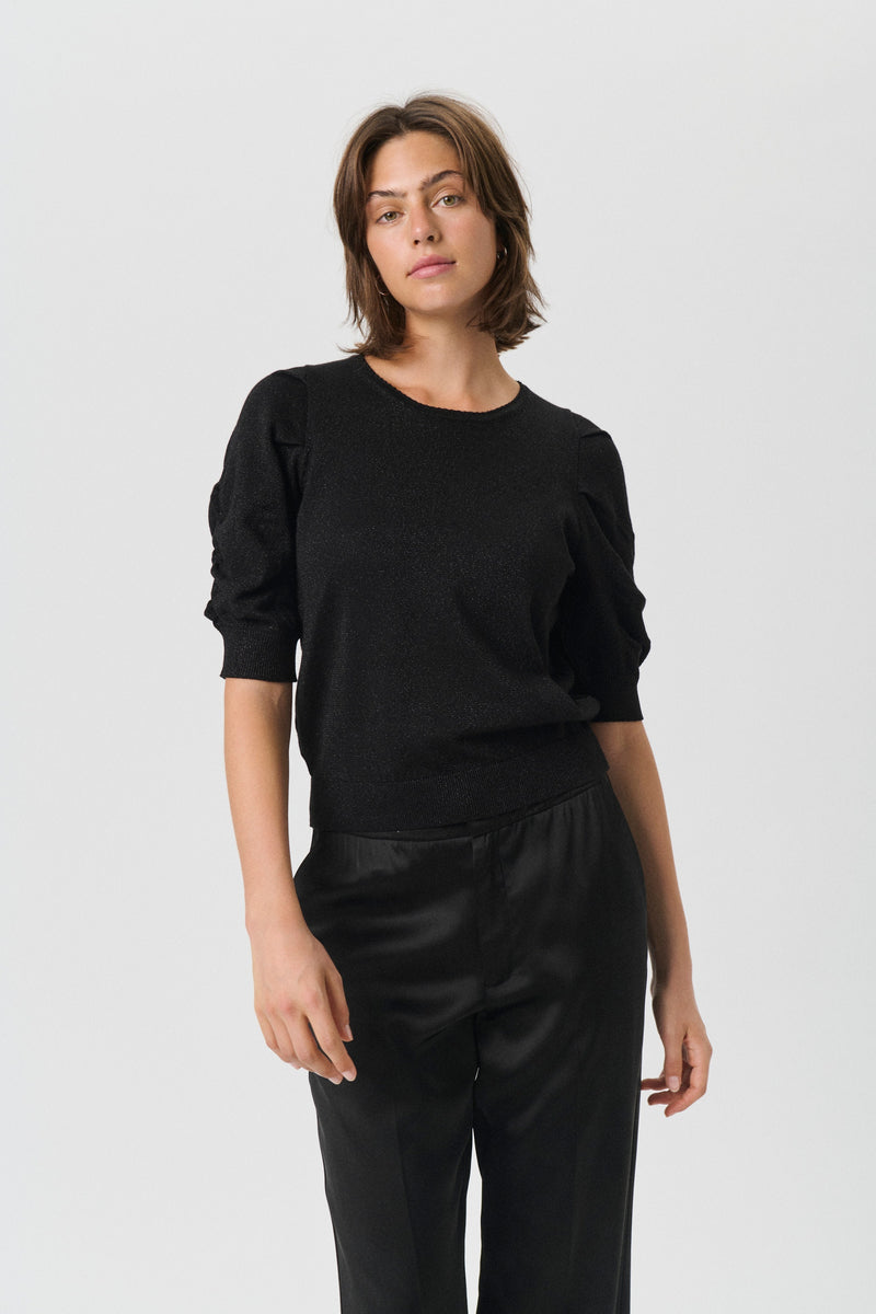 Varaia Pullover Black with Lurex-Part Two-Tocca Finita