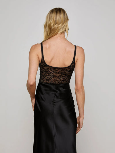 Vinka Lace Black Tank-L'Agence-Tocca Finita