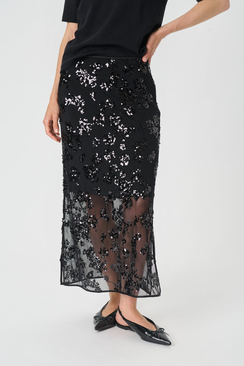 Vivika Skirt Black-Part Two-Tocca Finita