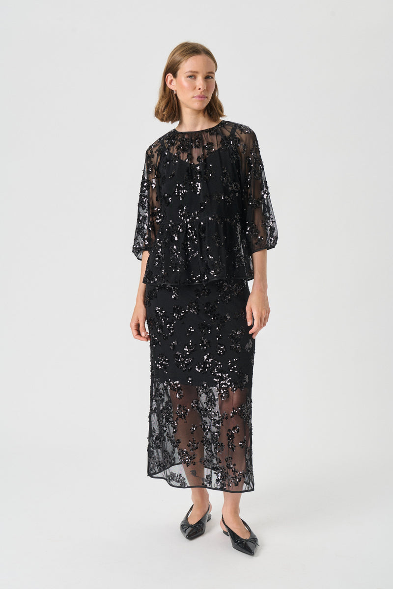 Vivika Skirt Black-Part Two-Tocca Finita