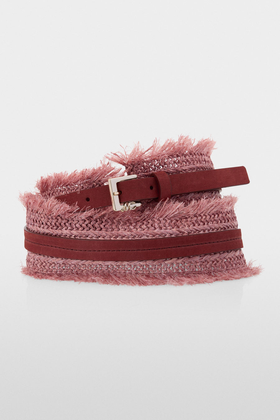 Waist Belt In Suede Etruscan Red-Marc Cain-Tocca Finita