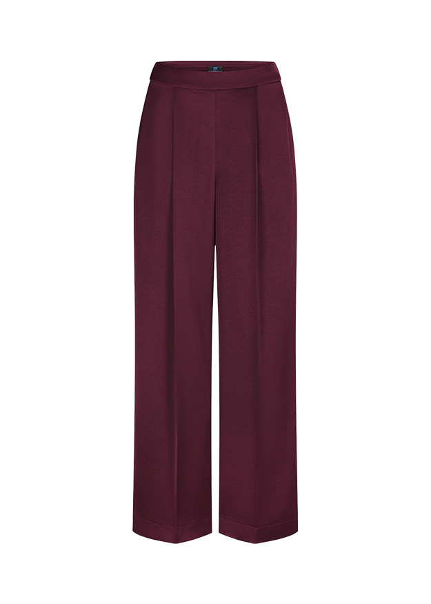 Wide Fit Pleated Trousers Morello-Riani-Tocca Finita