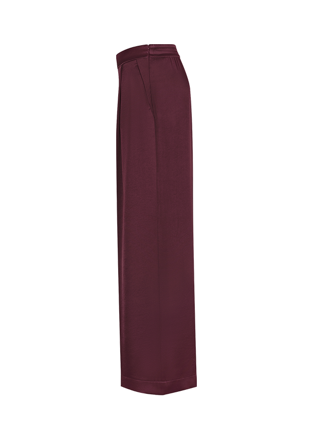 Wide Fit Pleated Trousers Morello-Riani-Tocca Finita