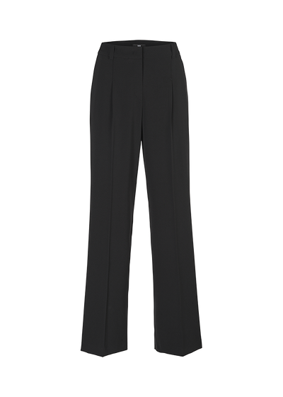 Wide Fit Trousers with High Waistband Black-Riani-Tocca Finita