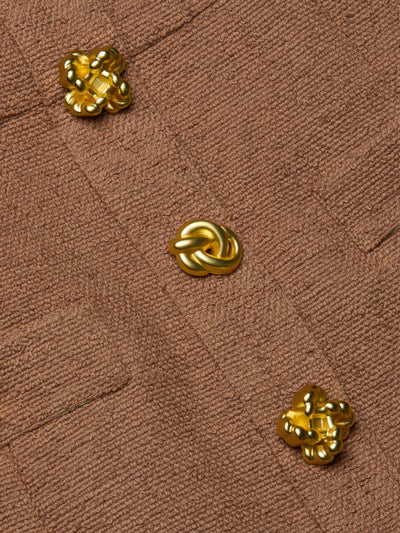 Wiley Tweed Mini Dress Cinnamon Swirl-L'Agence-Tocca Finita