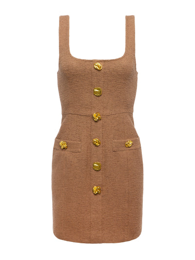 Wiley Tweed Mini Dress Cinnamon Swirl-L'Agence-Tocca Finita