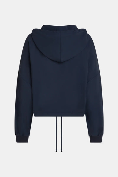 Zip Up Jersey Navy Hoodie-Penn&Ink-Tocca Finita