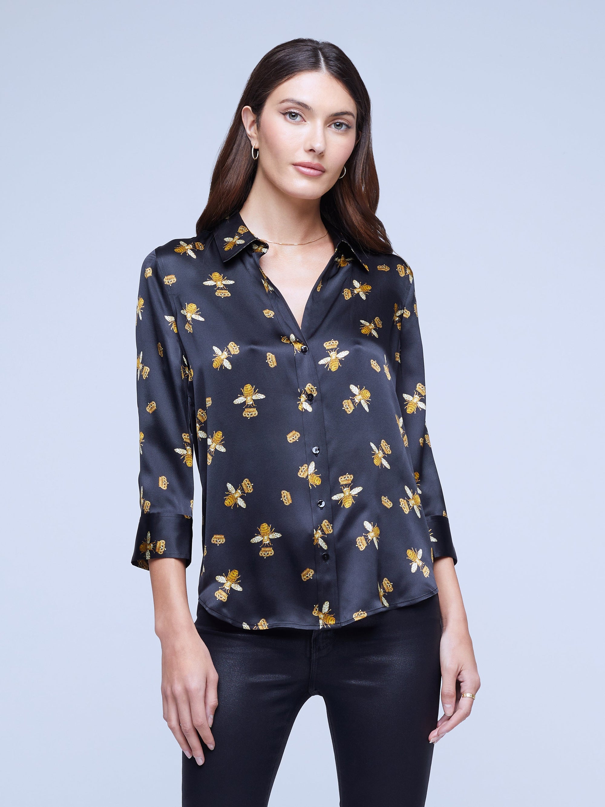 Dani Queen Bee Blouse by L'AGENCE