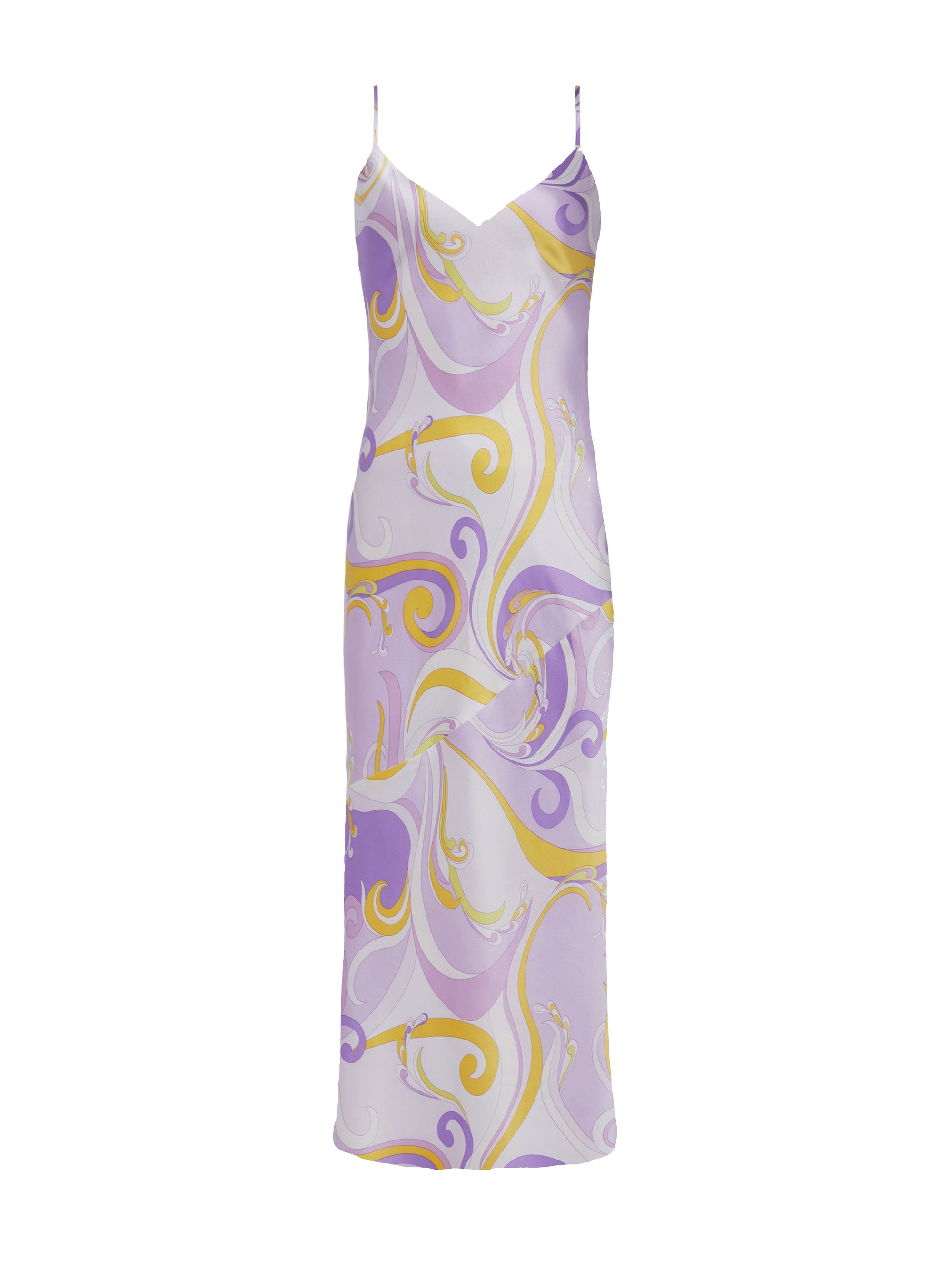 Seridie Mid Length Slip Dress 100% Silk by L'AGENCE
